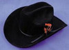 Adult Black Felt Cowboy Hat