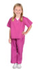 Personalized Child Doctor Scrubs Costume - Pink