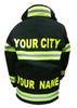 Personalized Child Fire Fighter Costume - Black - inset