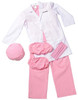 Personalized Kids Doctor Costume - Pink - inset