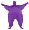 Purple Inflatable Skin Suit Costume