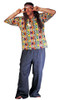 Adult 60's Male Hippie Costume (Multi Pattern)
