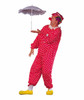 Adult Plus Size Polka Dots Clown Costume