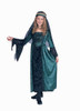 Child Renaissance Girl Costume (green)