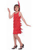 Red Girl Flapper Costume