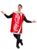 Adult Coca Cola Can Costume Costume