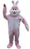 Adult Pink Rabbit Mascot