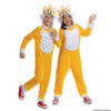 Kids Classic Sonic the Hedgehog Tails Hooded Jumpsuit Costume