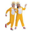 Kids Classic Sonic the Hedgehog Tails Hooded Jumpsuit Costume