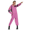 Adult Classic Ghostbusters 80's Pink Janine Melnitz Jumpsuit Costume