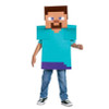 Kids Light-Up Minecraft Steve Costume Kit