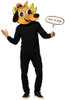 Adult This Is Fine Dog Meme Mask & Sign Costume Accessory