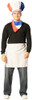 Adult French Chef Hat, Scarf & Apron Costume
