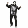 Adult EZ Skeleton Shirt & Mask Costume - One Size