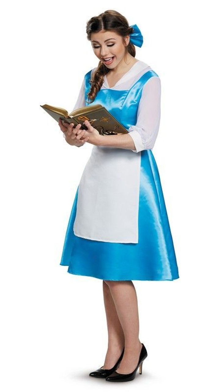 Adult Beauty and the Beast Belle Blue Dress