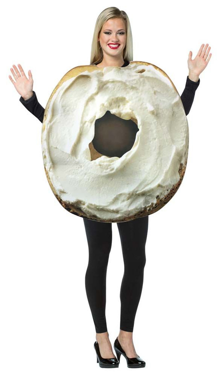 Adult Bagel and Cream Cheese Costume