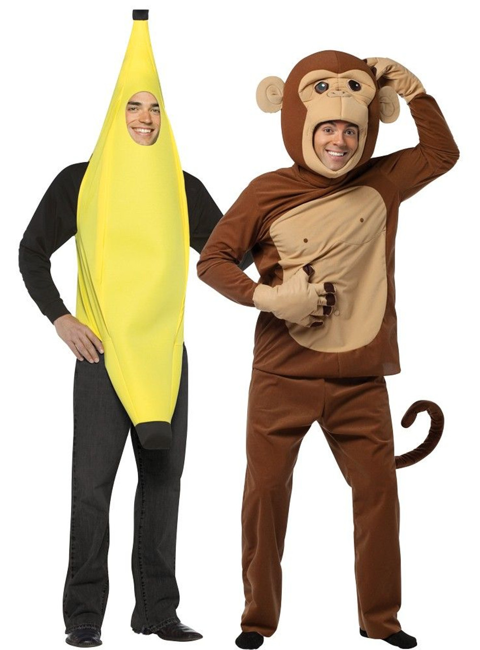 Banana & Monkey Couples Costume