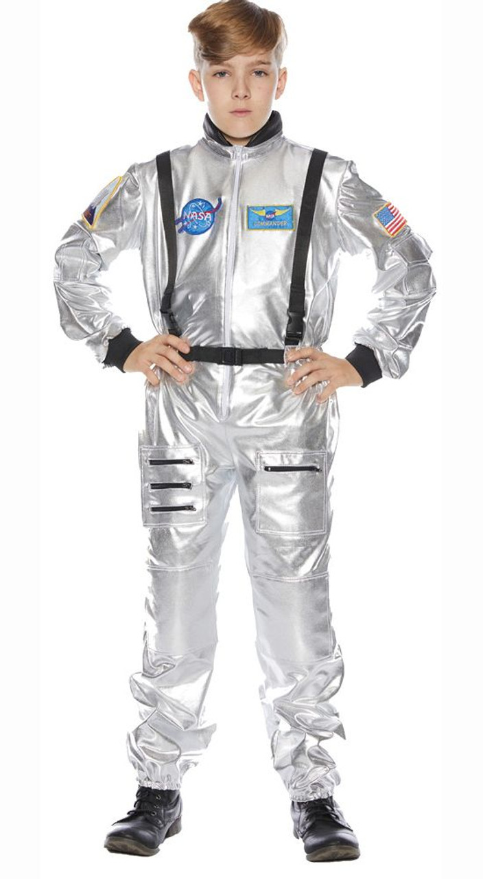 Boy's Astronaut Costume - Silver