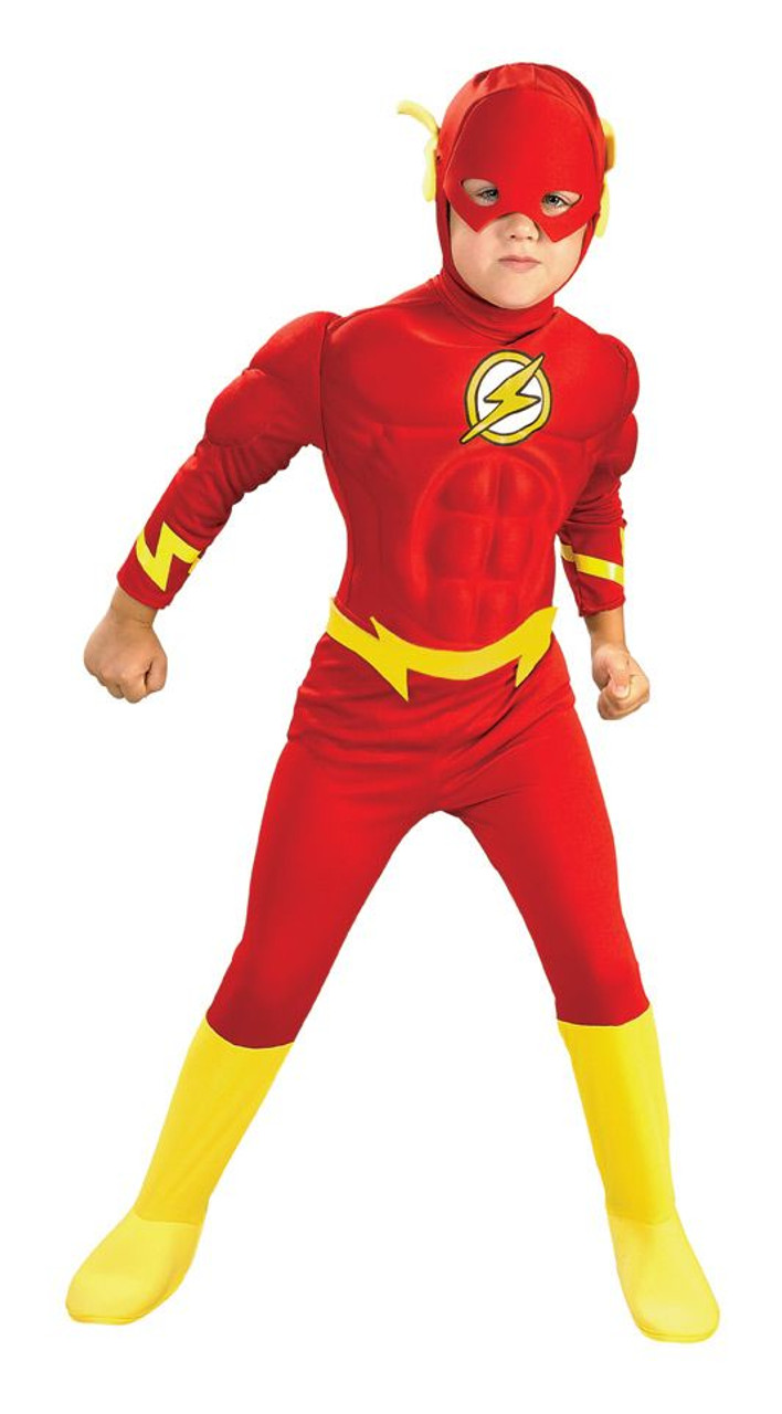 Kids Deluxe Muscle Chest The Flash Costume