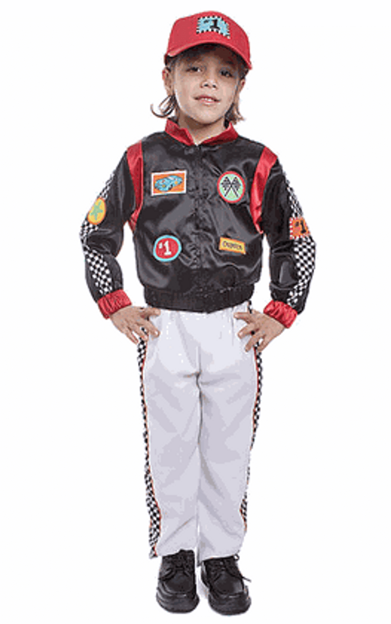 Deluxe Child Race Car Driver Costume