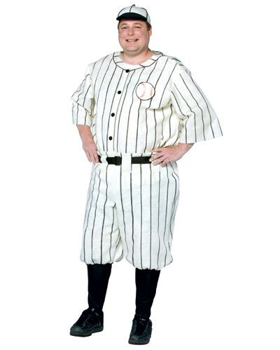 Roma 4pc Home Base Baseball Player Costume main image 1
