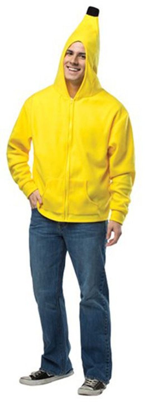 Adult Banana Hoodie Costume