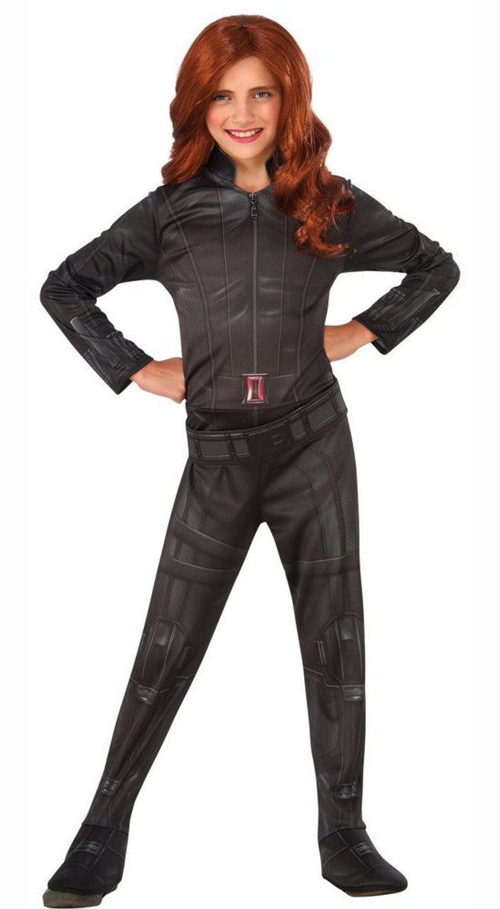 Girl's Black Widow Costume