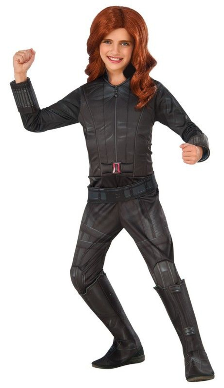 Girl's Deluxe Black Widow Costume