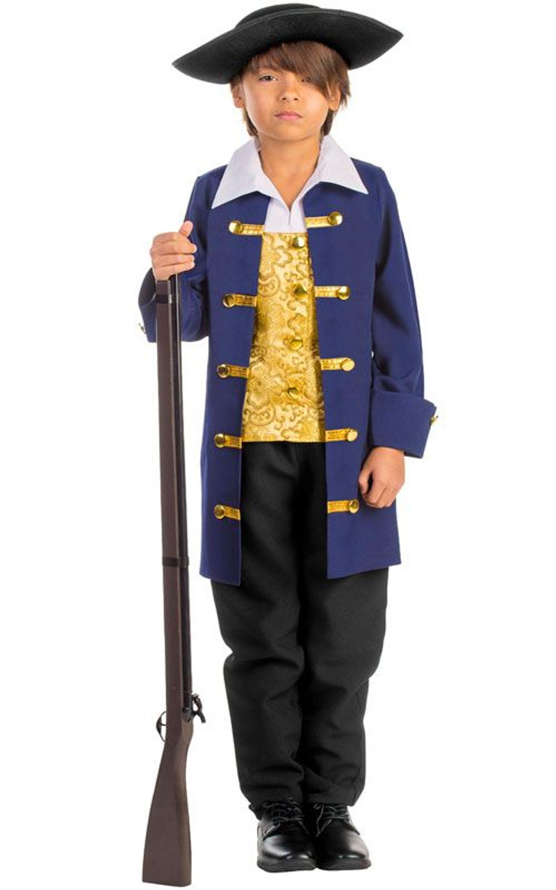 Kids Colonial Soldier Costume