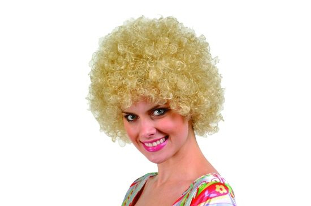 Adult Blonde Afro Wig
