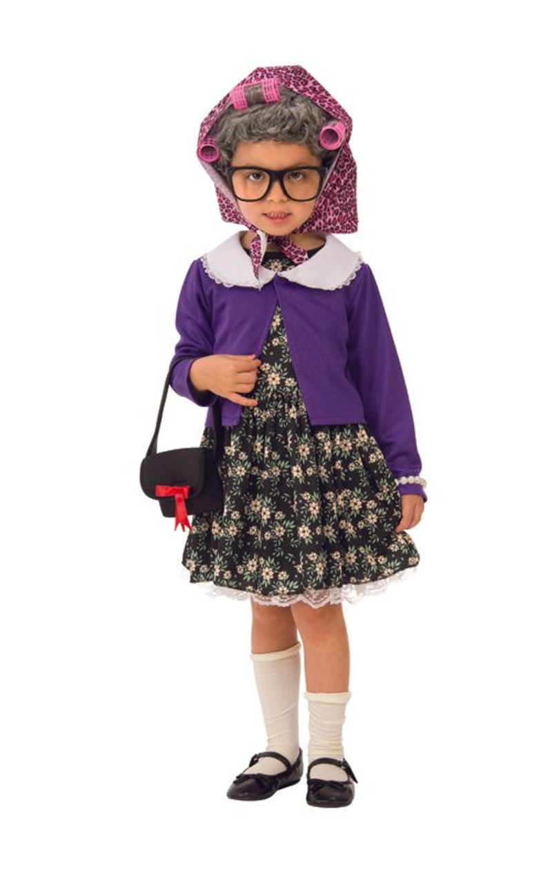 Kids Little Old Lady Costume