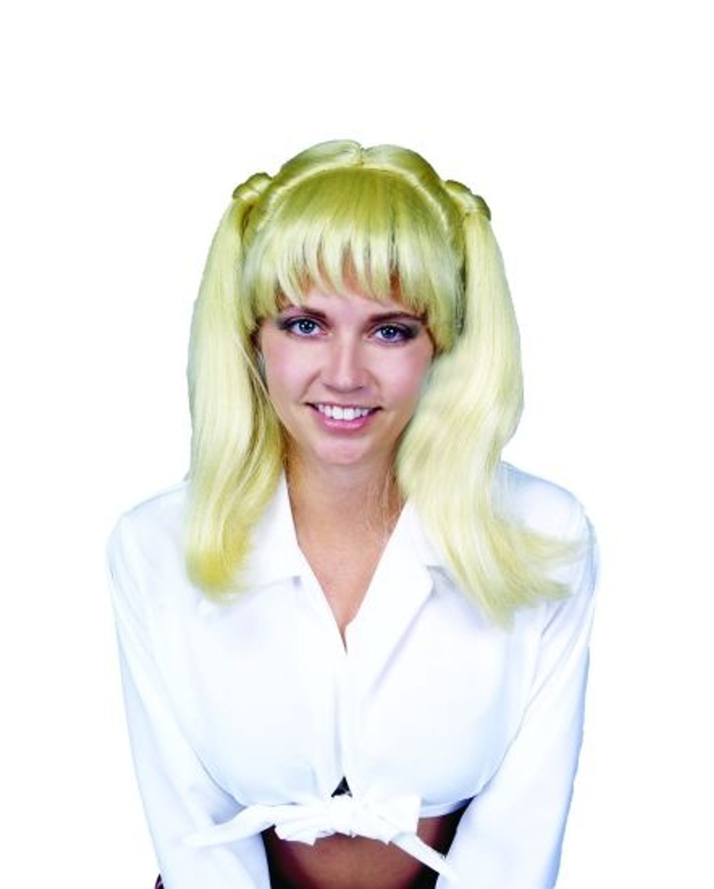 Adult Blonde School Girl Wig