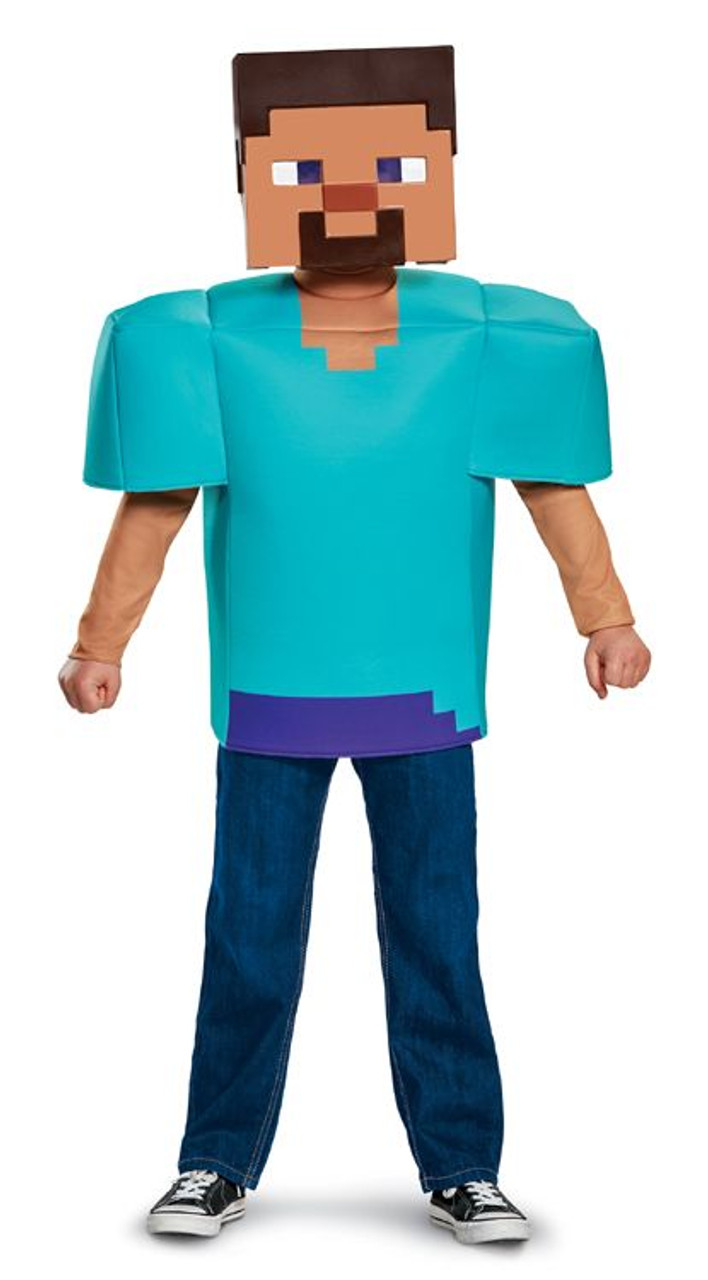 Kids Minecraft Steve Costume