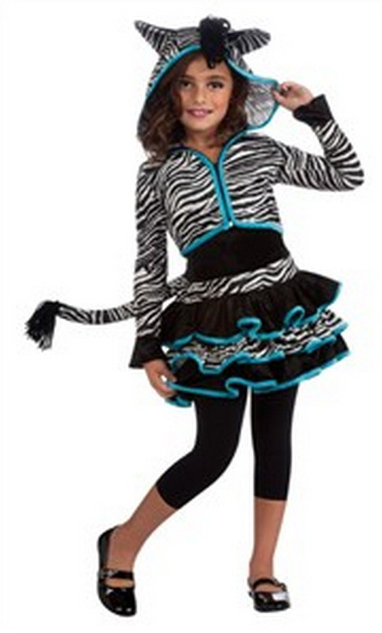 Kids Zebra Hoodie