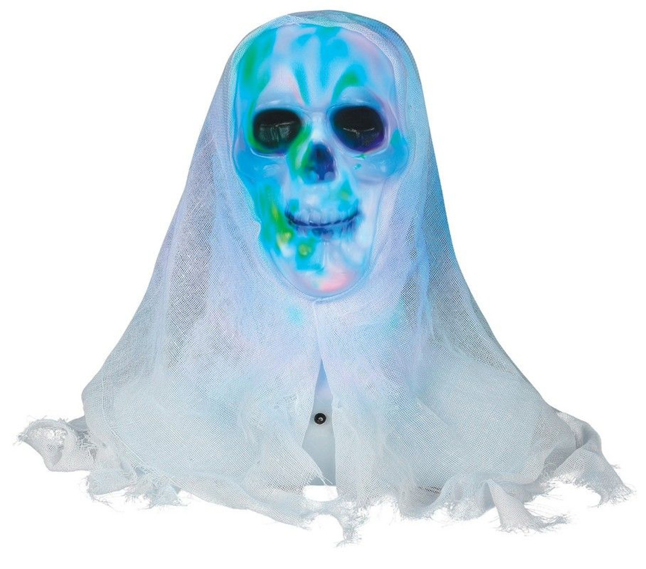 Lightshow Skull Bust with White Face