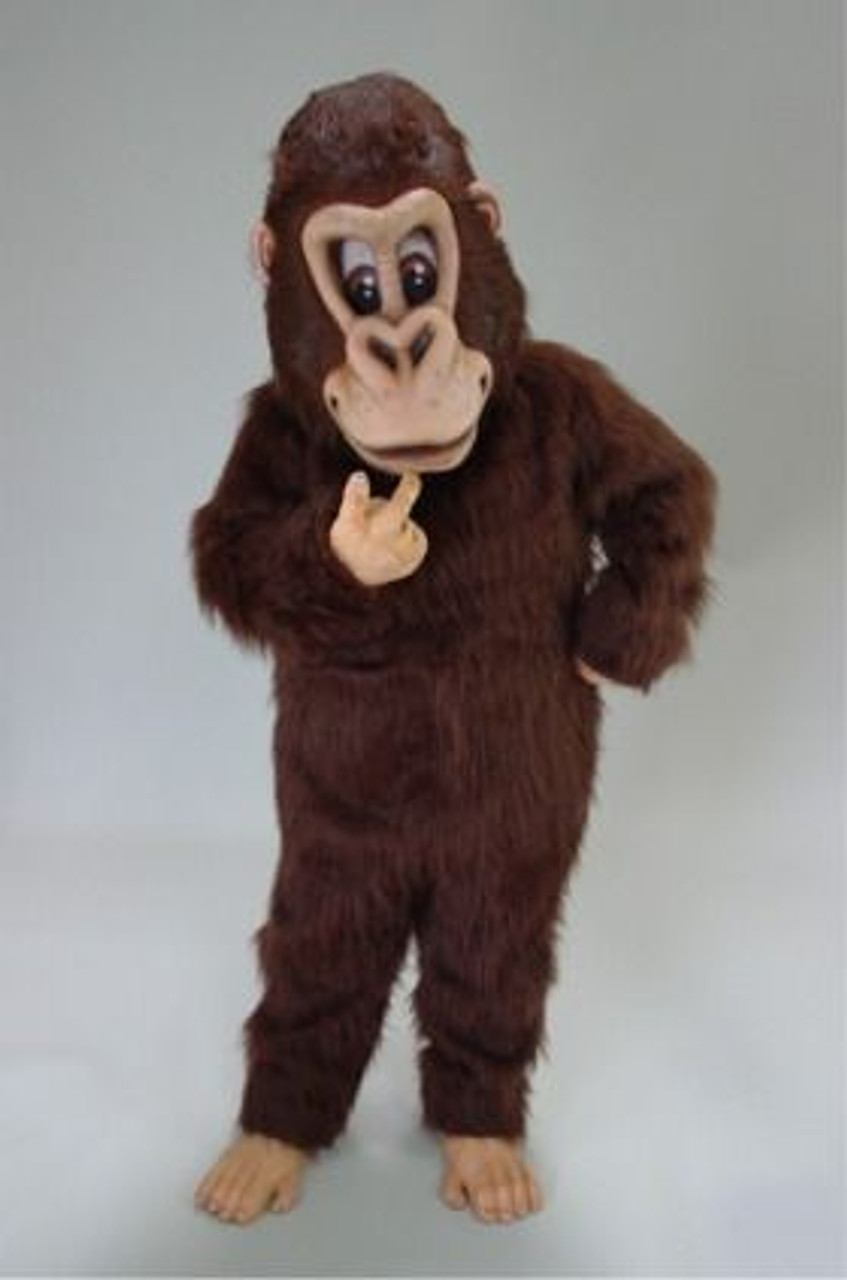 Brown Gorilla Mascot Costume