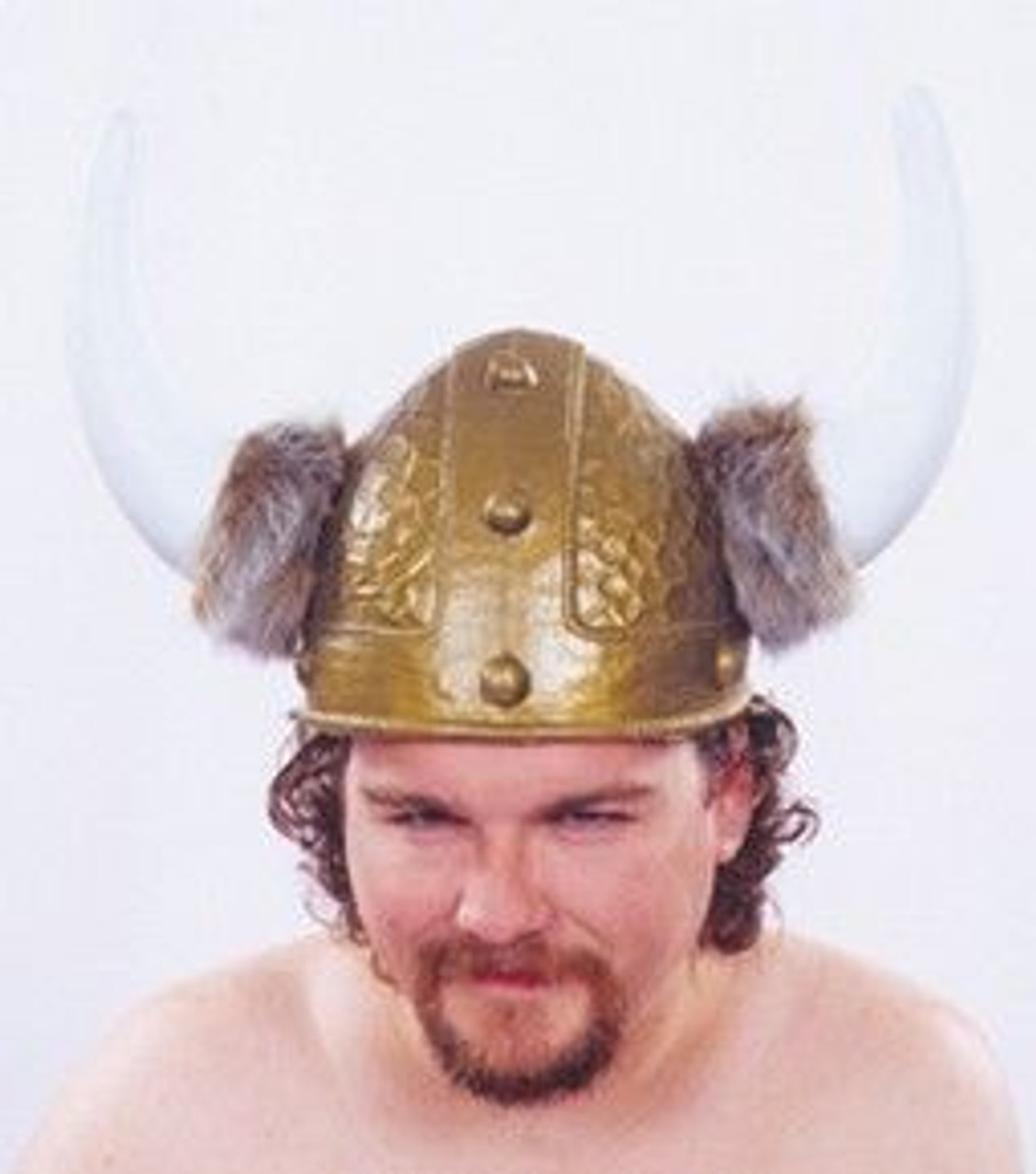 Adult Gold Viking Costume Helmet