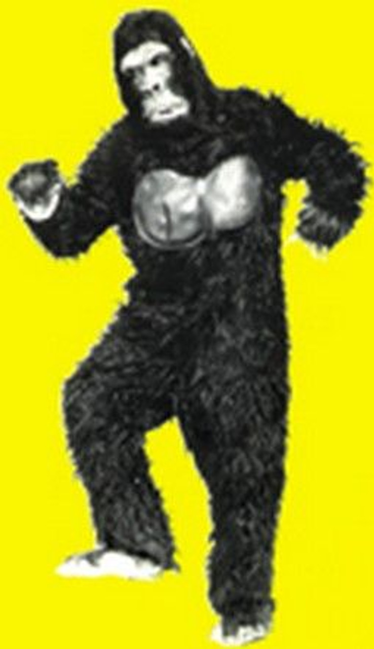 Adult Gorilla Costume Head and Body