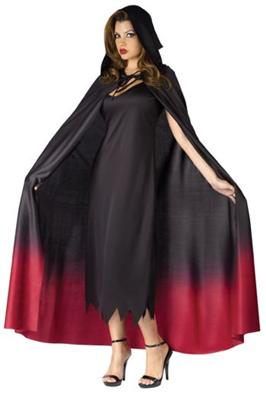 Adult Hooded Ombre Vampire Cape
