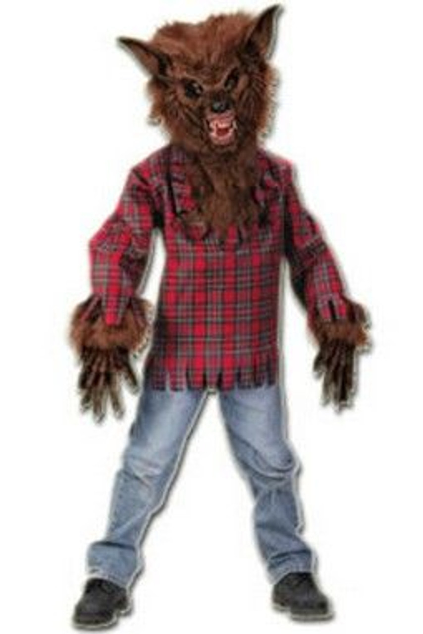 Child Brown Werewolf Costume