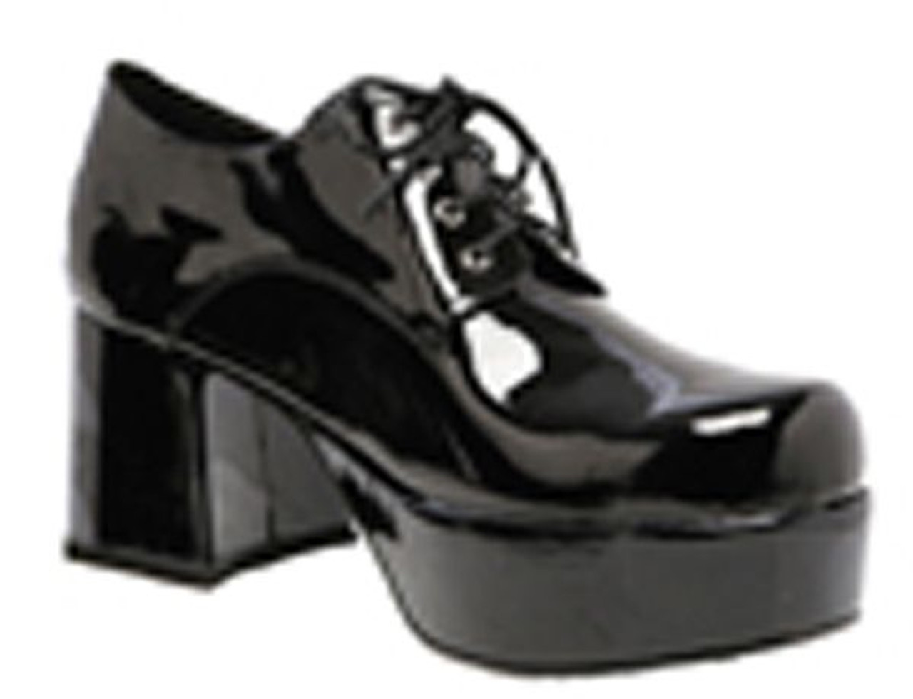 Men's Platform Shoes - Black