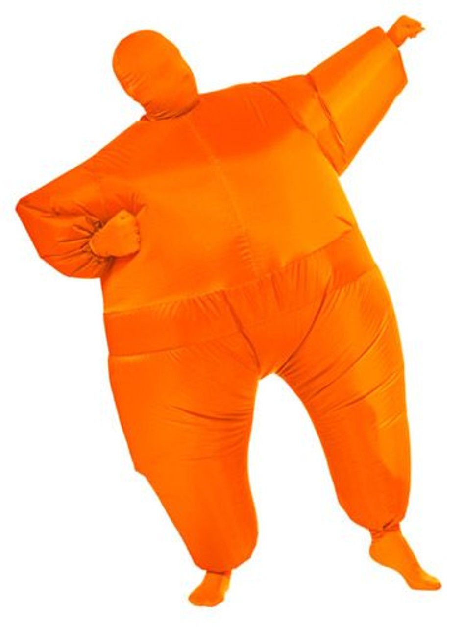 Orange Inflatable Skin Suit Costume