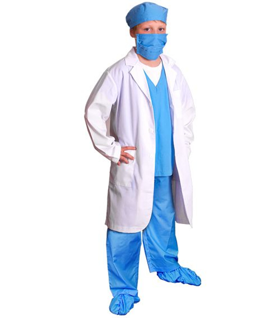Personalized Kids Doctor Costume - Blue