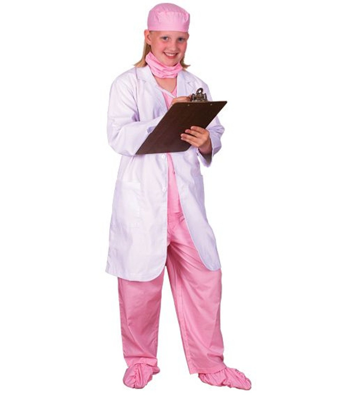 Personalized Kids Doctor Costume - Pink
