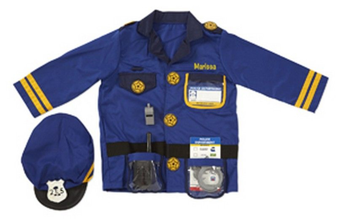 Personalized Police Office Costume Set - inset3