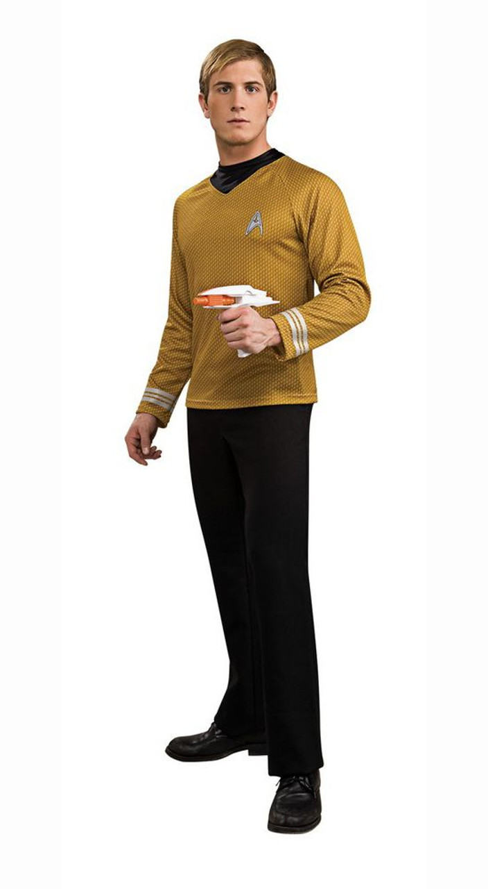 Adult Deluxe Star Trek Gold Shirt