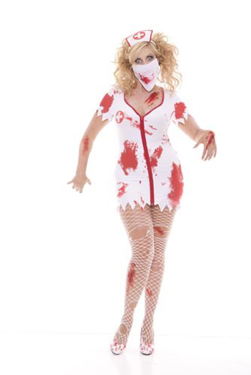 Plus Size Nurse Costume - Bloodbath Betty