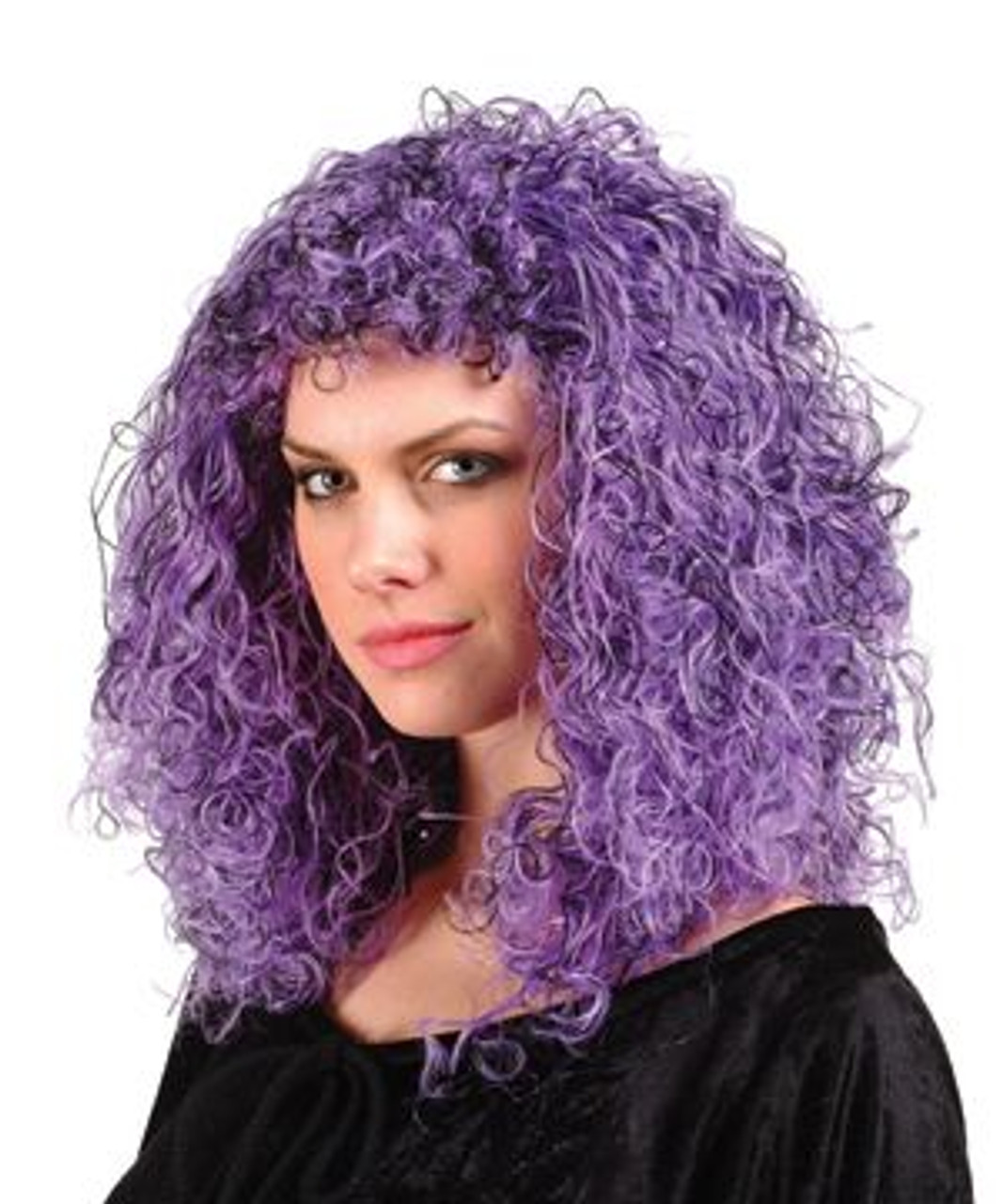 Super Curly Wig - Purple/Black