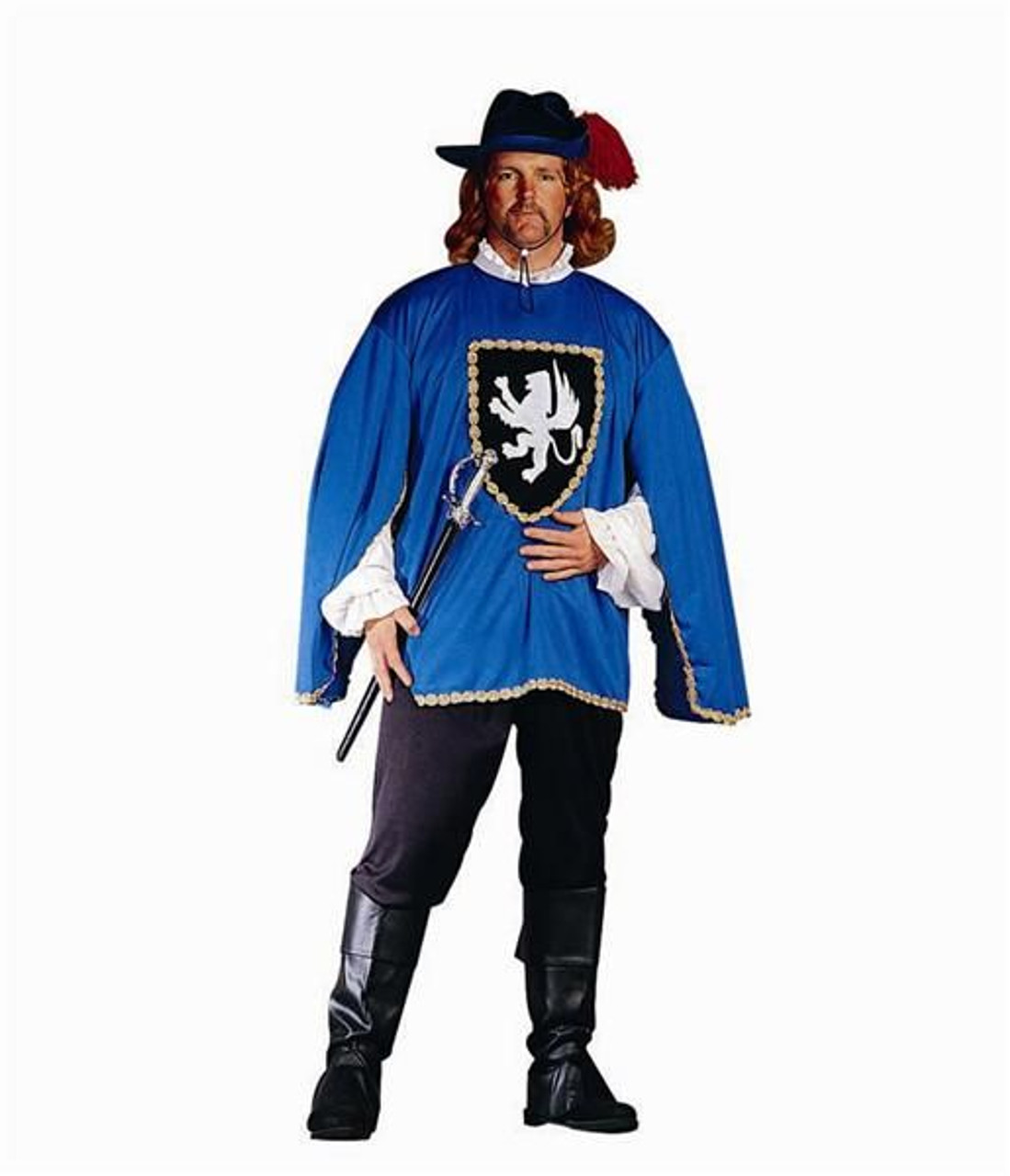 Adult Musketeer Costume - Blue