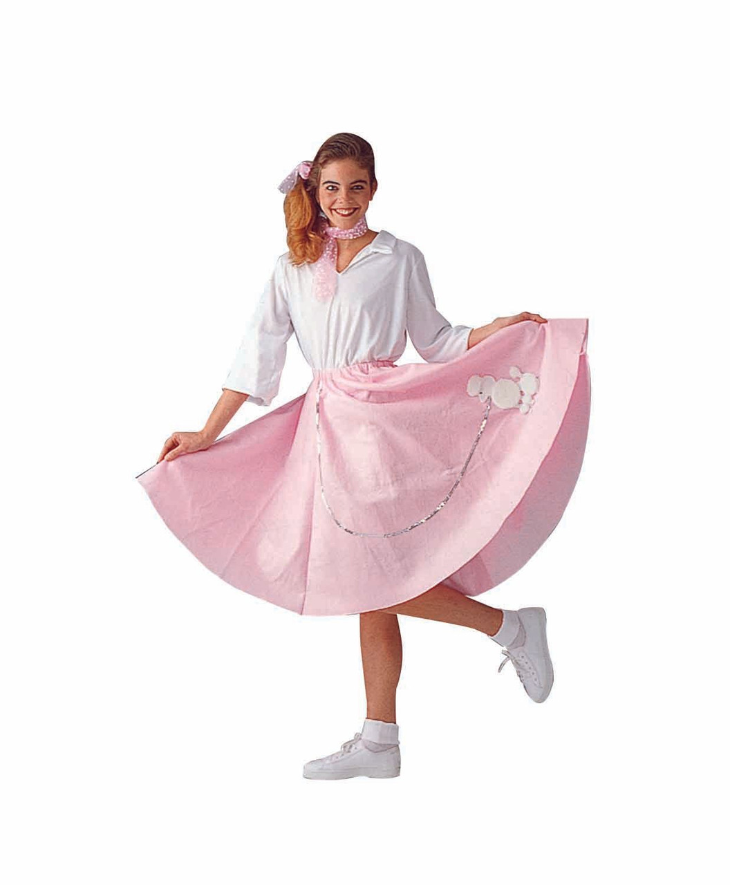 Adult Pink Poodle Skirt Costume